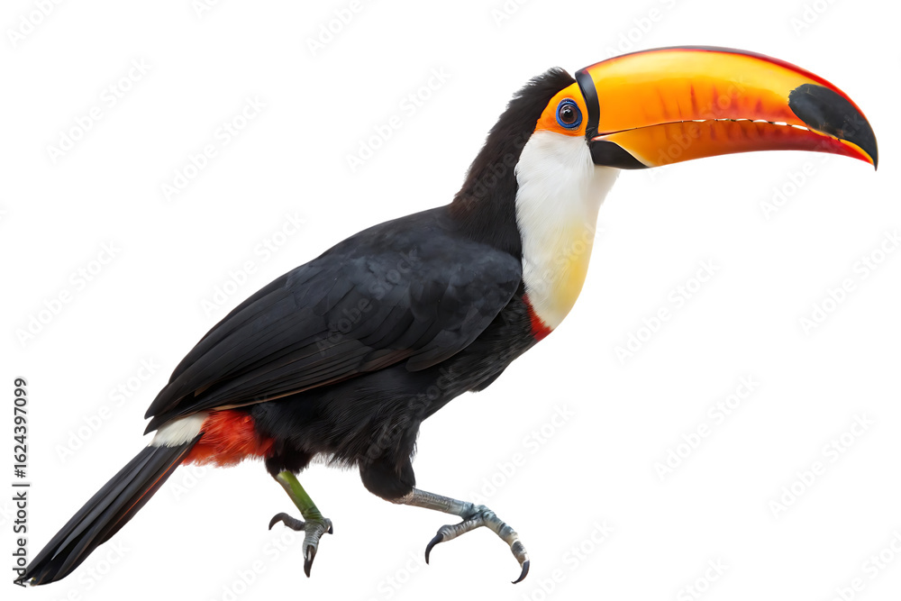 Fototapeta premium Toco toucan bird studio shot 