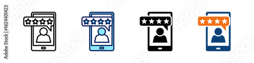 Customer Feedback All In One Icon Multi Styles Vector Set