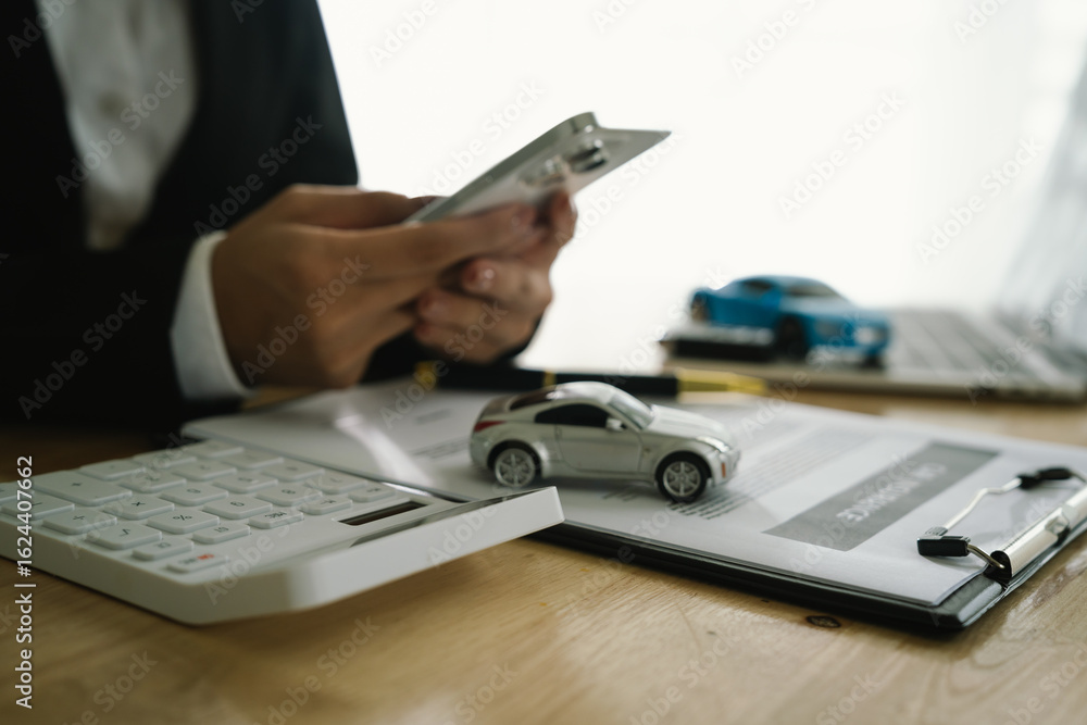 Fototapeta premium advice, agent, agreement, assurance, banking, blue, budget, business, buying, calculator, car, car accident, car insurance, care, close-up, color image, concept, contract, crash, dedication, document,