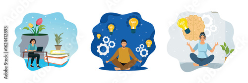 Maintain mental health and creative ideas, gathering ideas and exchanging thoughts, mindfulness.