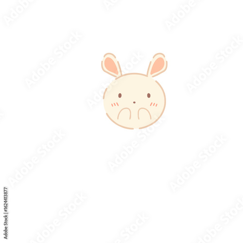 Cute Cartoon Bunny Illustration
