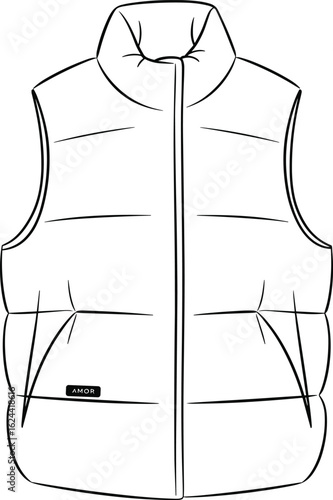 Stylish, warm, and versatile puffer vest, perfect for outdoor adventures, casual wear, and layering during colder months, essential winter gear