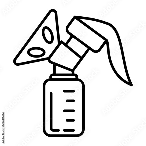 Breast Pump Outline Icon