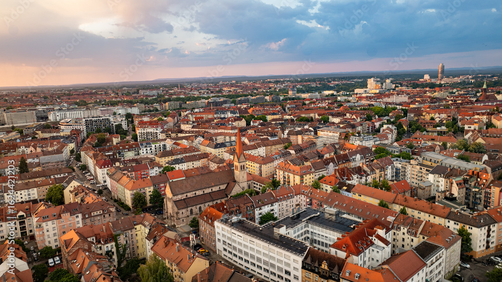 Naklejka premium beutiful view aoubt nuernberg