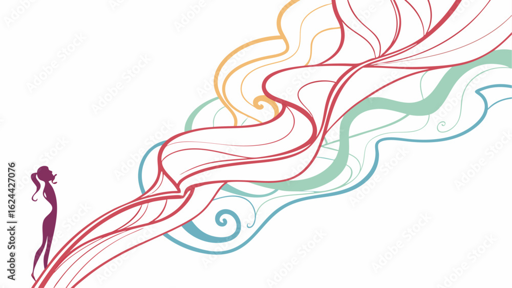 Fototapeta premium abstract floral background