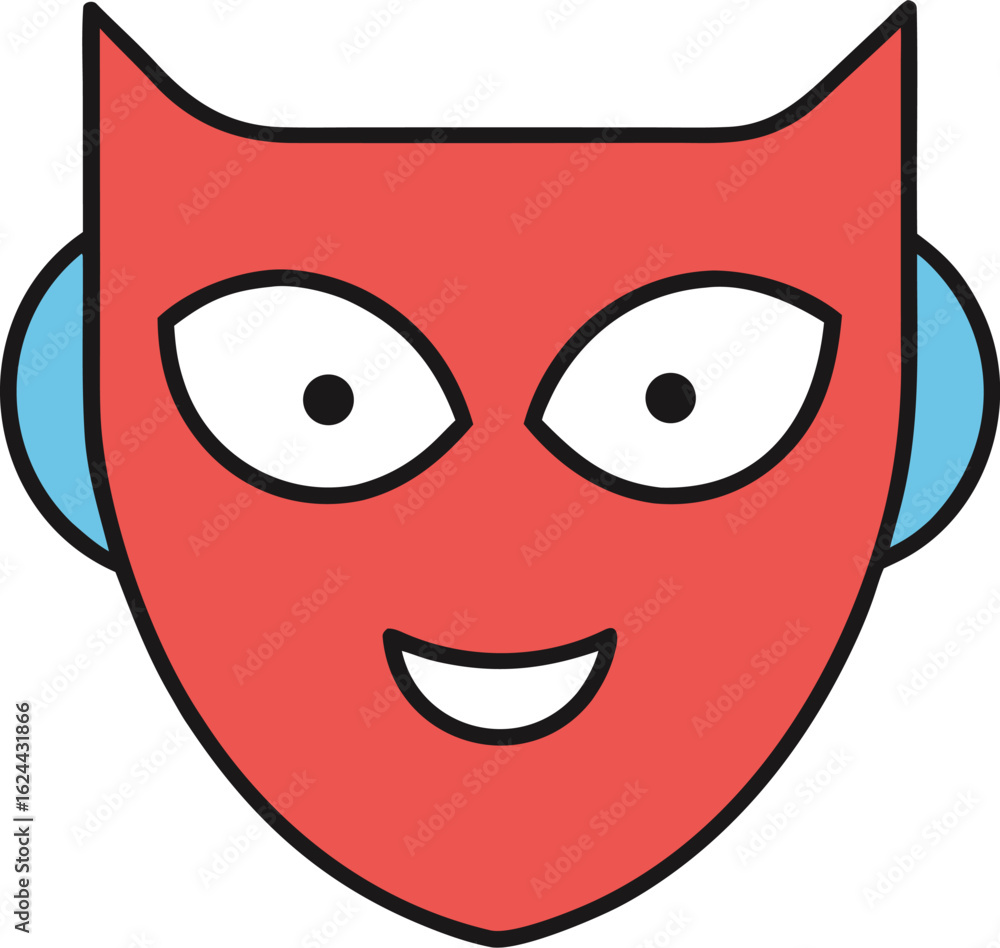 Fototapeta premium happy smiling face