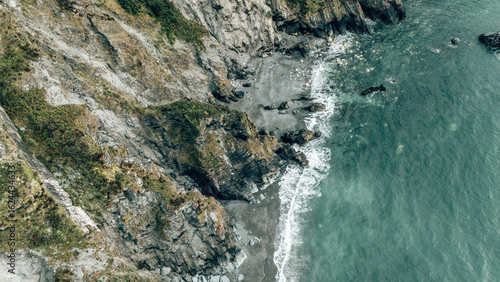 Aerial Drone Photos of Rugged Devon Coastline and Cliffs – North Devon, UK