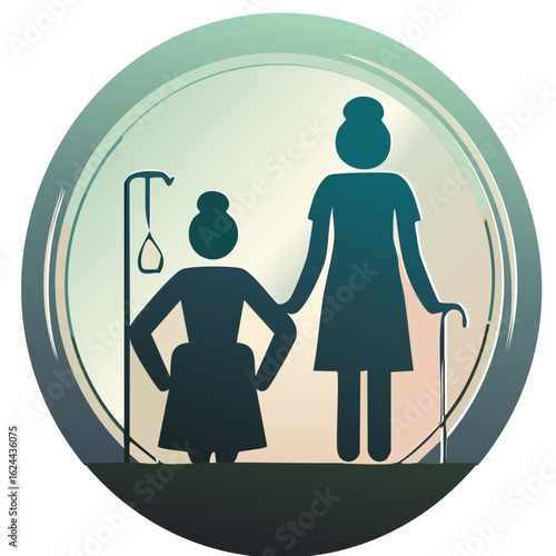 노인돌보미 이미지