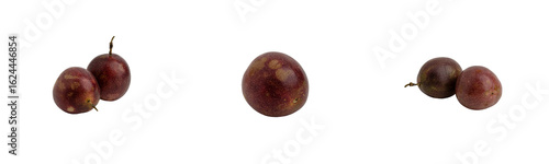 passion fruit, isolated on transparent background.
