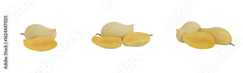 nam dok mai mango isolated on transparent background