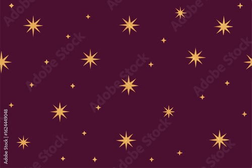 glamorous wallpaper with shimmering gold stars and (1).eps