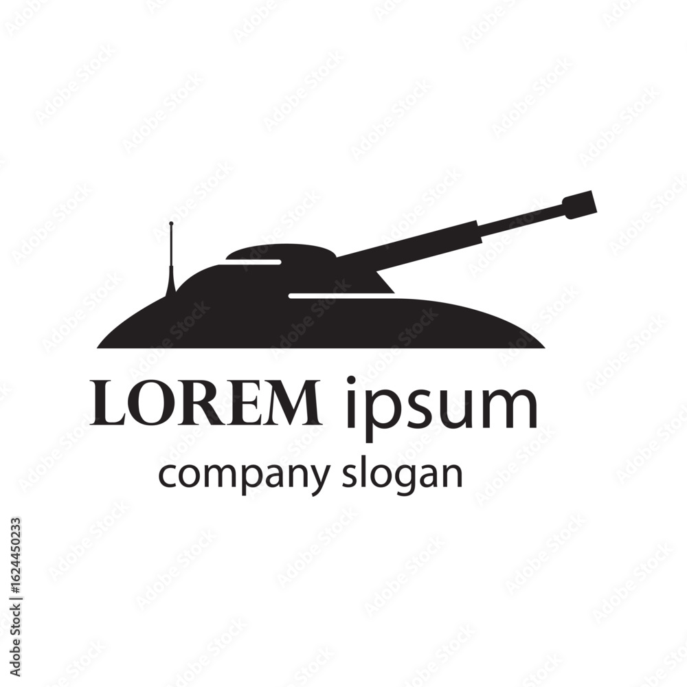 Fototapeta premium Armored fighting vehicle logo image