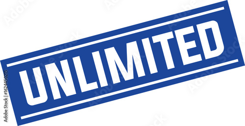 unlimited Rubber Stamp Vector Template	