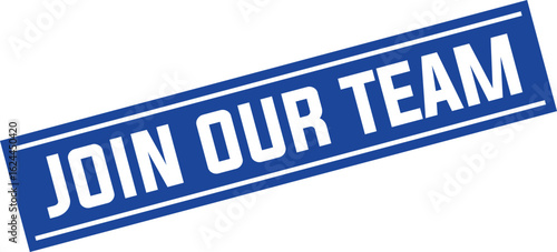 join our team Rubber Stamp Vector Template	