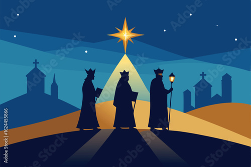hand drawn religious christmas clipart showing th.eps