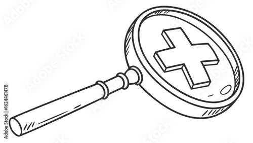 vector magnifying glass