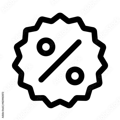 discount line icon