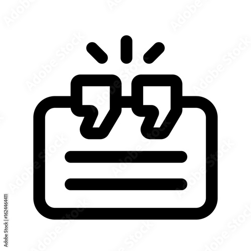 testimony line icon