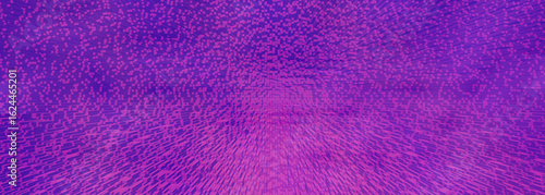 Abstract digital art featuring a vibrant purple pattern with a sense of depth and motion in a contemporary style