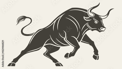 black and white horse