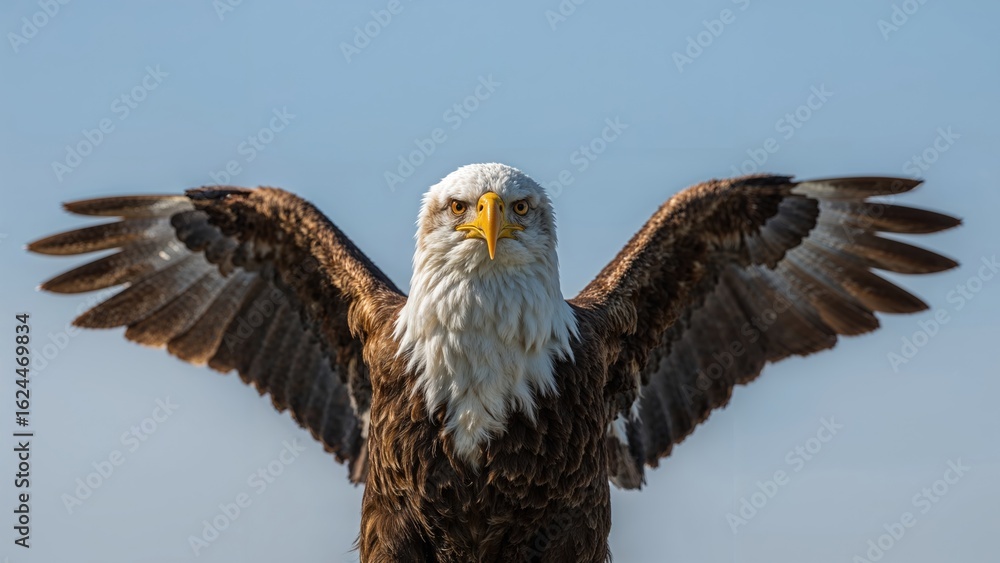 Obraz premium A majestic portrait of a golden eagle