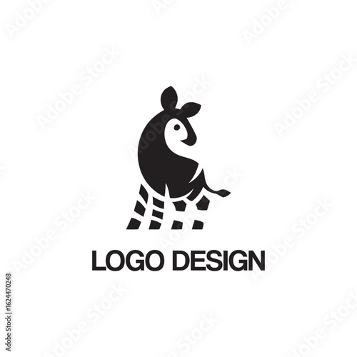 kangaroo logo design template