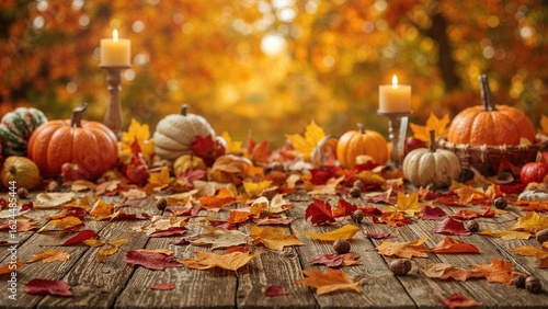 Harvest Time Thanksgiving Setting