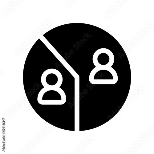 segmentation glyph icon