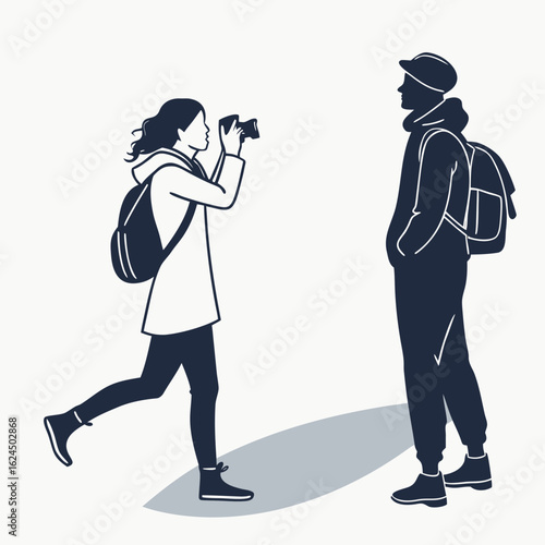 photographer in action