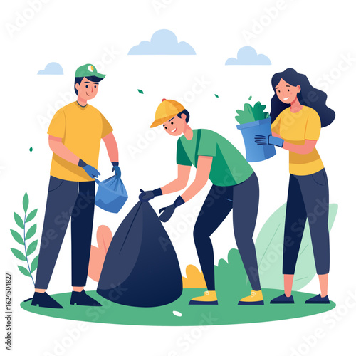 vector illustration of a golf player