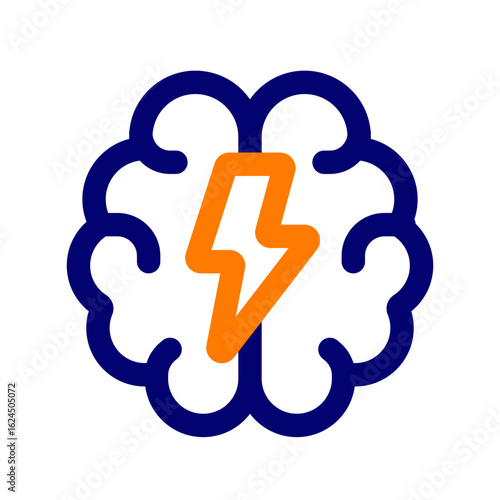 brain storming duotone icon