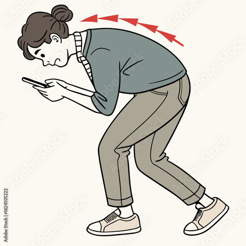 vector illustration of a man exercising with dumbbells