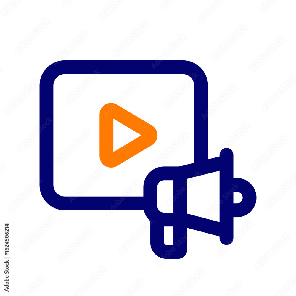 video promotion duotone icon video promotion duotone icon