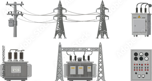 Electrical equipment illustration collection