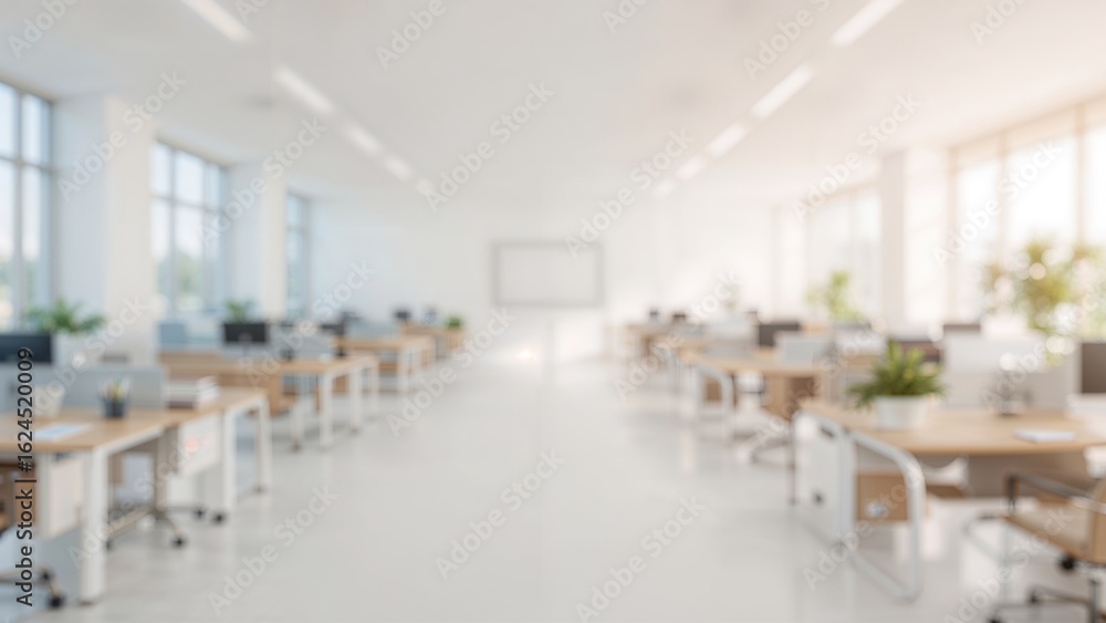 Fototapeta premium Defocused Business Background with Room for Marketing