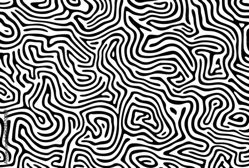 black and white vector pattern