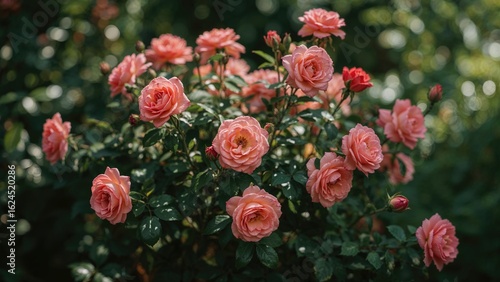 Wallpaper Mural Softly blurred bouquet of stunning roses with a natural garden scene Torontodigital.ca