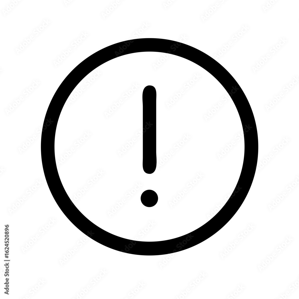 Warning Alert Exclamation Mark Icon Symbol Vector Warning Alert Exclamation Mark Icon Symbol Vector