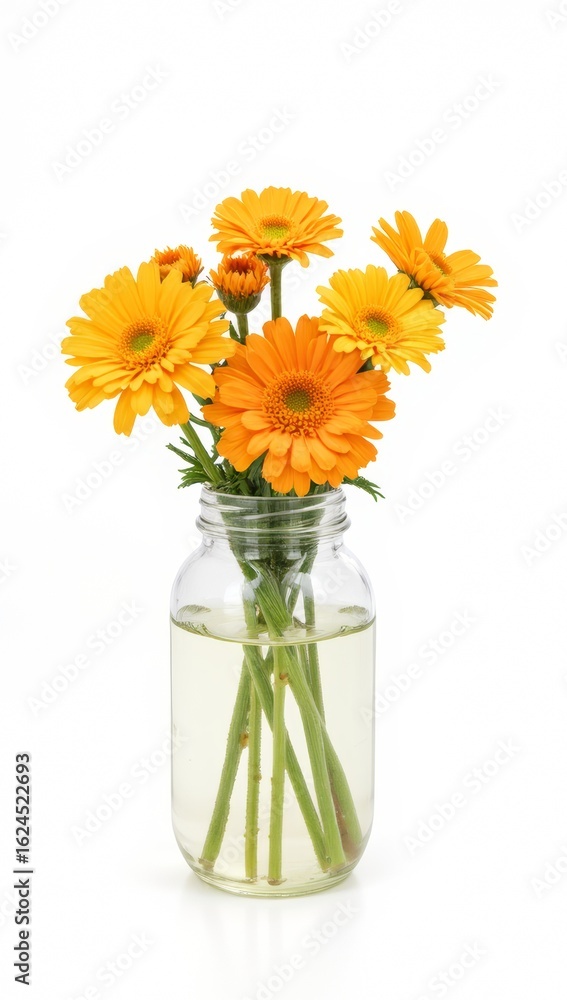 Fototapeta premium A gerbera in a bottle