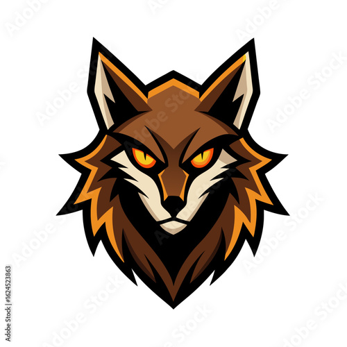 Cunning Woodland Creature with Glowing Fur Details in Esports Branding