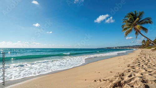 Wallpaper Mural Summer beach setting with natural elements and clear skies Torontodigital.ca