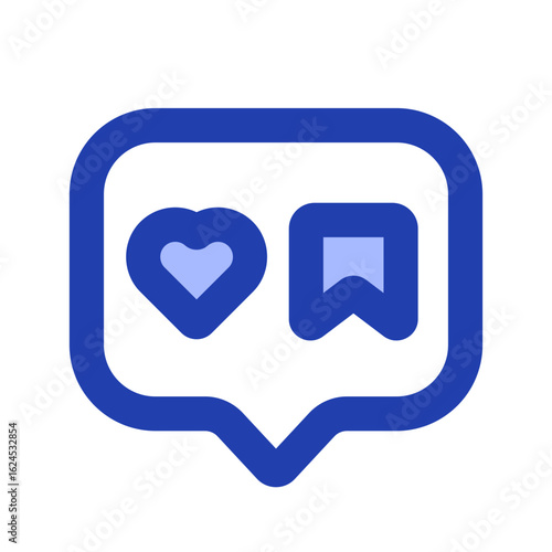 engagement blue icon