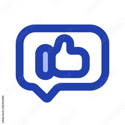feedback blue icon
