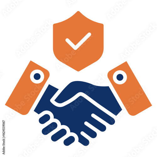 Reliability solid color icon