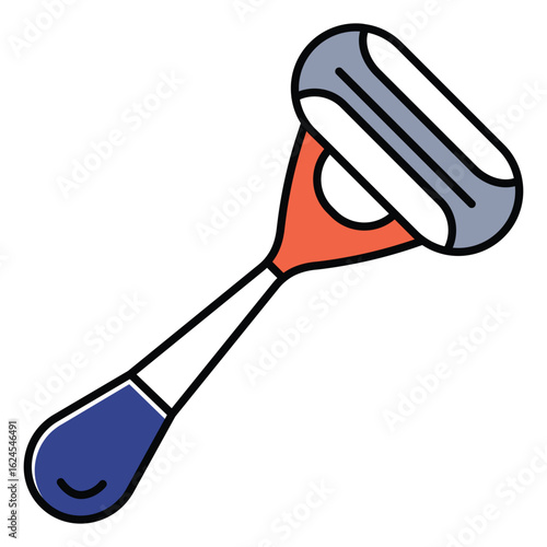 Shaving Razor Vector Icon for Grooming Tools