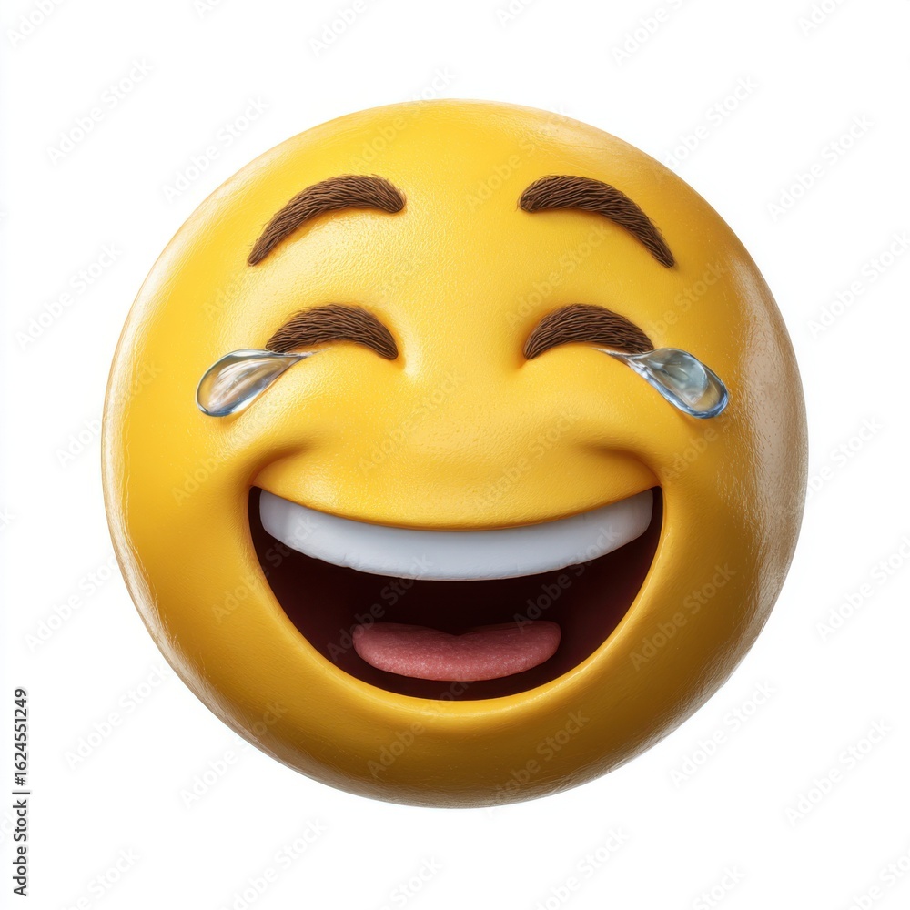 Joyful emoji face laughing with tears of joy Joyful emoji face laughing with tears of joy