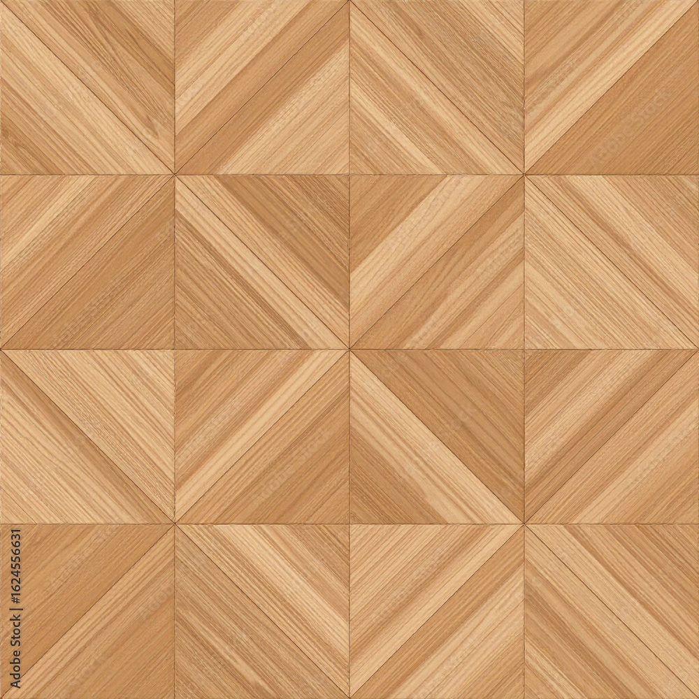 Detailed Wood Parquet Pattern in Square Format with Natural Grain Texture Detailed Wood Parquet Pattern in Square Format with Natural Grain Texture