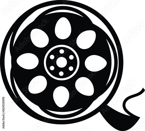 dive reel on white background.eps