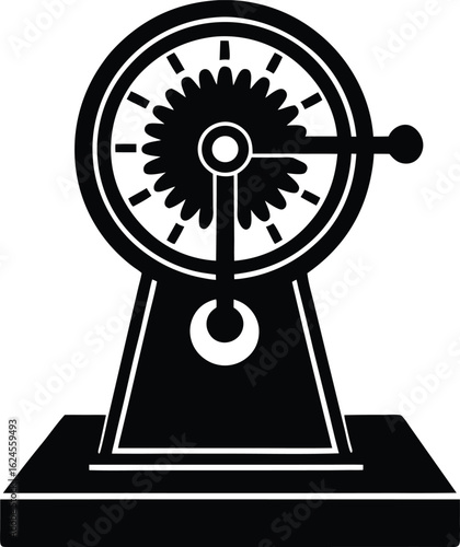 dynamometer on white background.eps