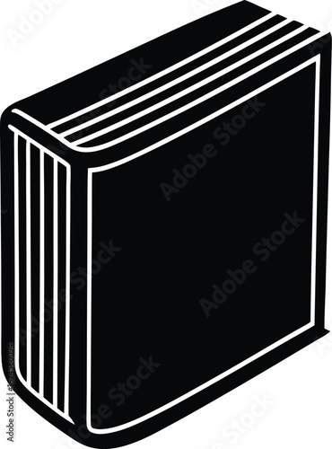 encyclopedia volume on white background.eps